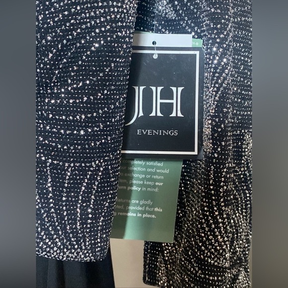 Jessica Howard JIIHI dress with 3/4 sleeve shiny jacket - Picture 16 of 16